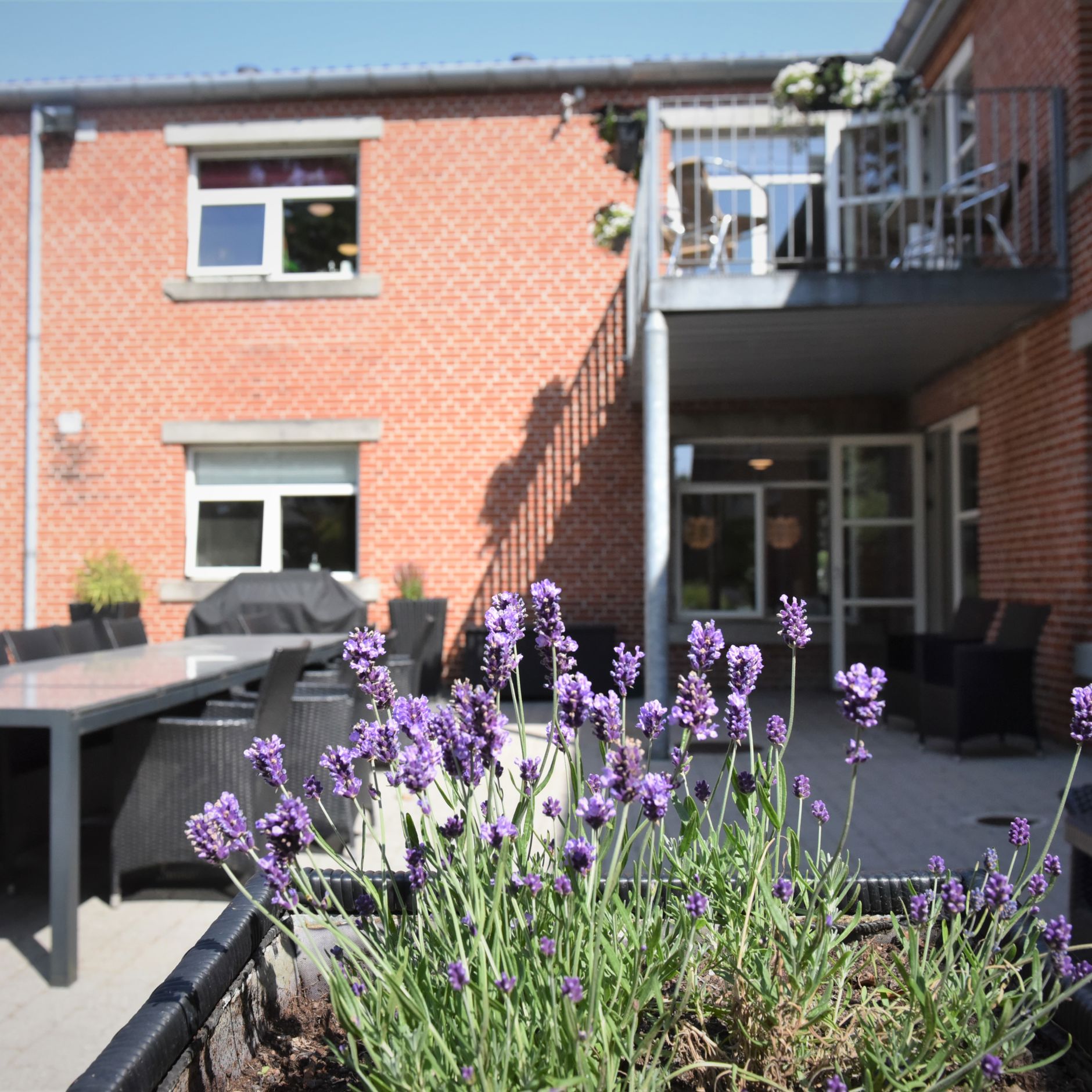 Terrasse på Vorup Plejehjem