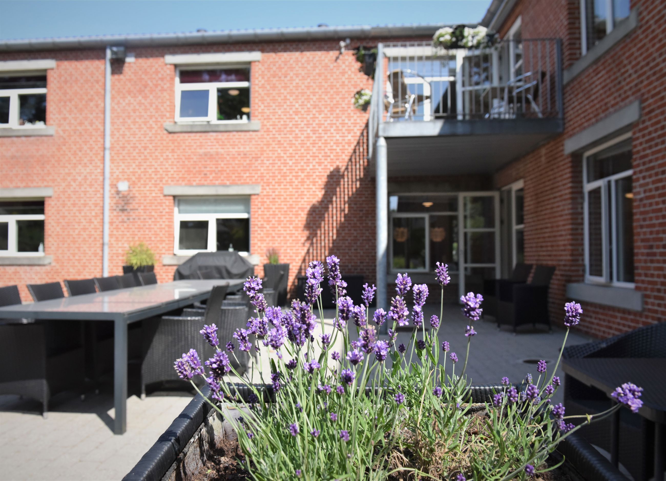 Terrasse på Vorup Plejehjem