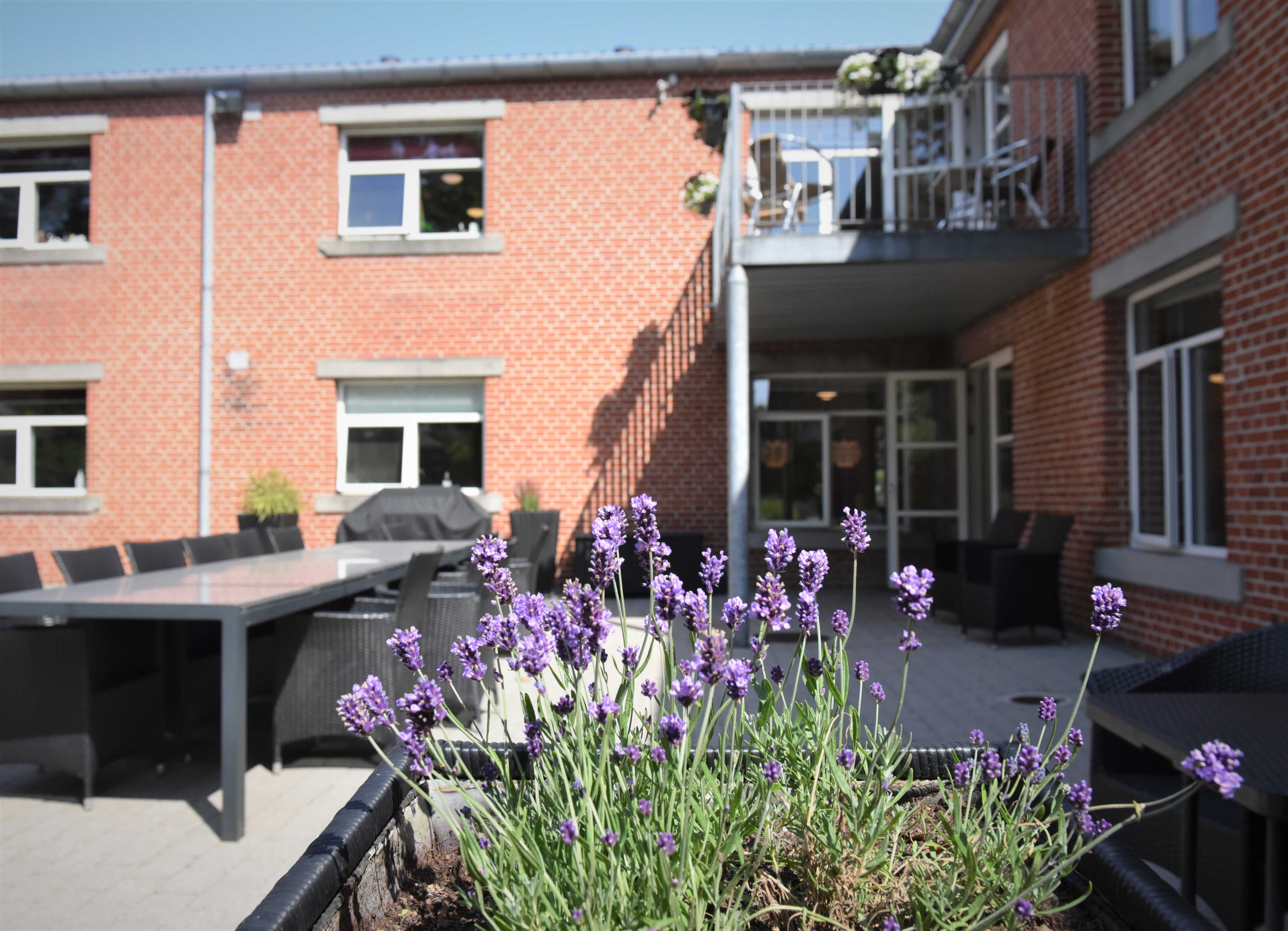 Terrasse på Vorup Plejehjem