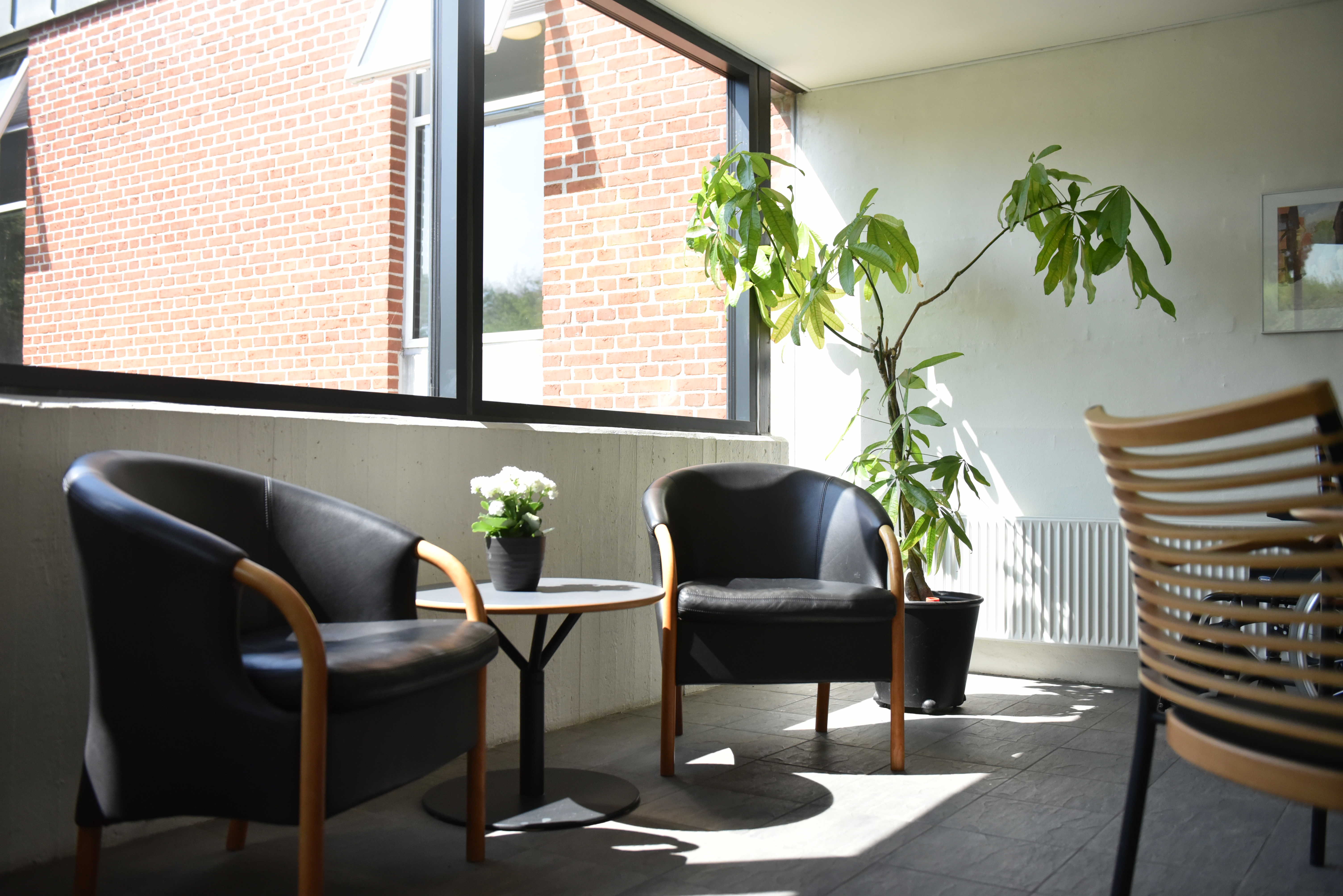 Fællesområde på Vorup Plejehjem