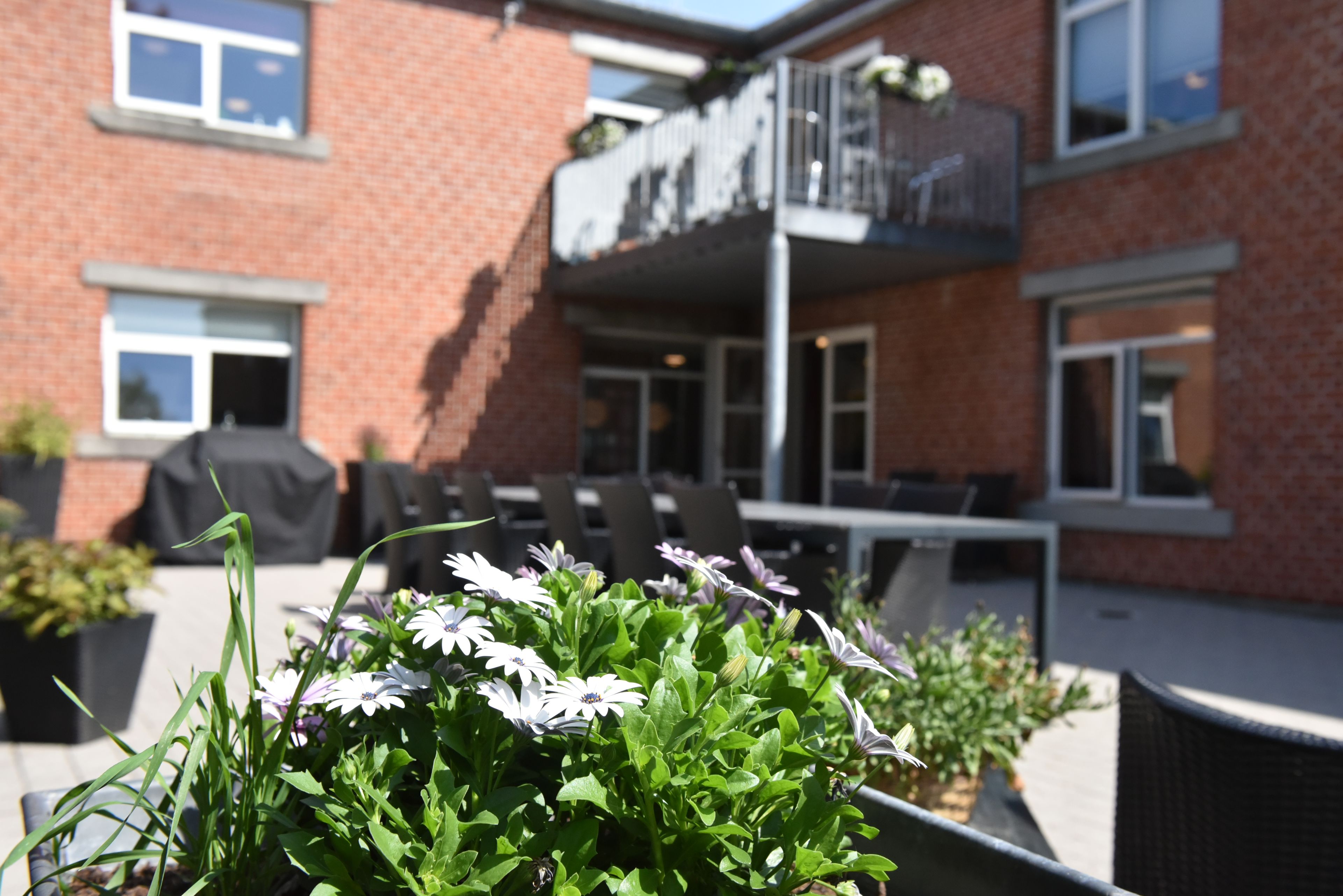 Udeområde på Vorup Plejehjem